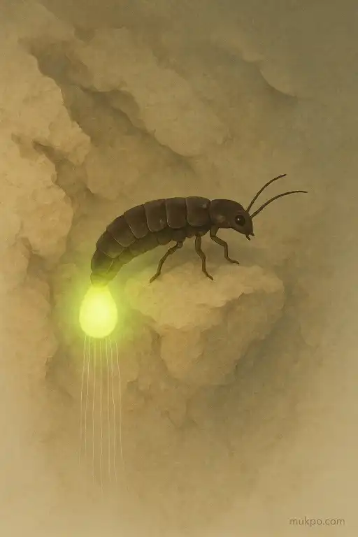 How glow worms build living lanterns in caves