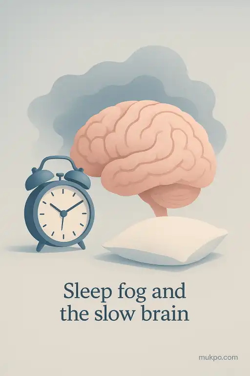 Sleep fog and the slow brain: what causes those first groggy minutes