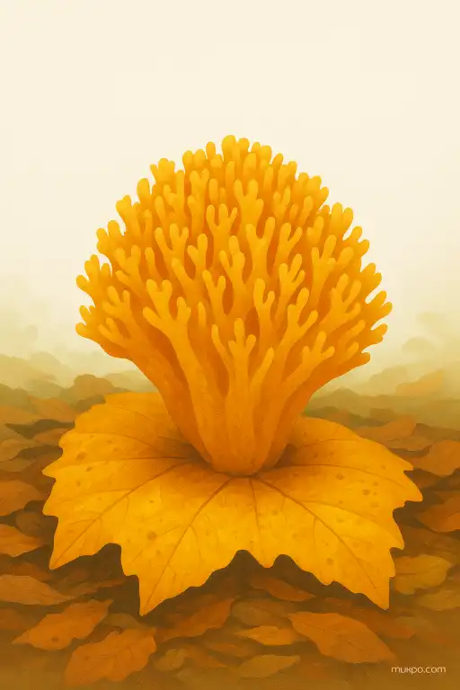 The fungus that turns tree leaves into luminous carpets