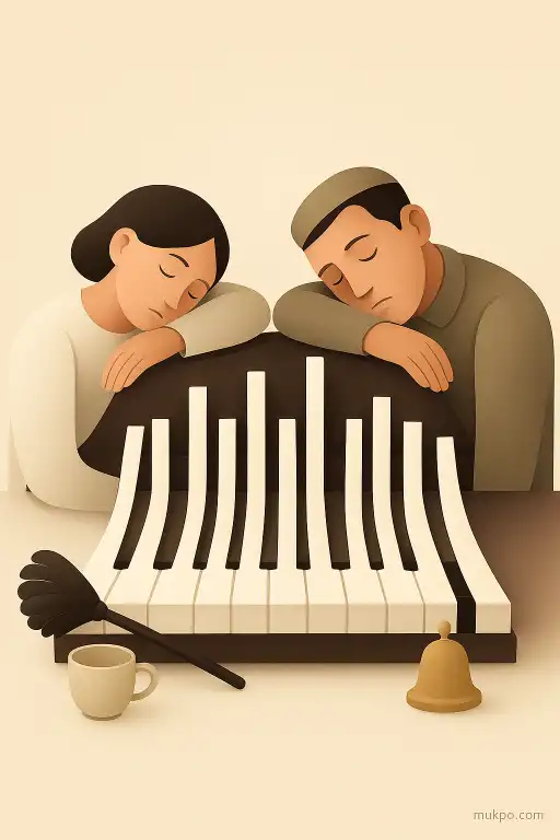 The piano whose ivory keys rearranged themselves while caretakers slept