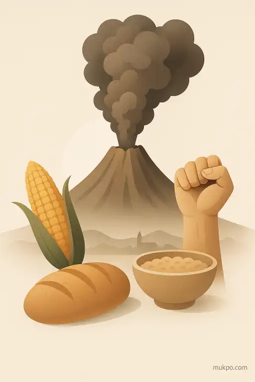 The Tambora eruption that turned 1816 into a year without a summer and sparked food riots across Europe