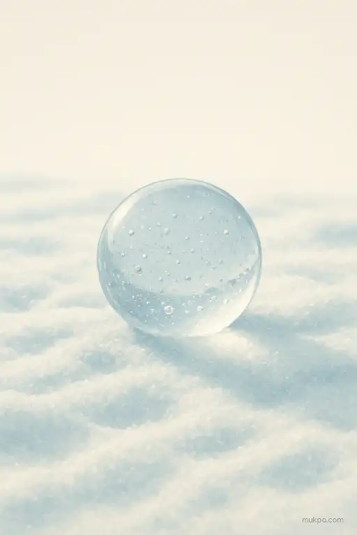 Microscopic glass spherules hidden in Antarctic snow