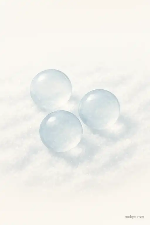 Microscopic glass spherules hidden in Antarctic snow
