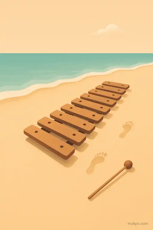 The beach where footsteps sound like xylophone notes