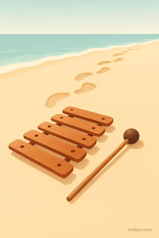 The beach where footsteps sound like xylophone notes