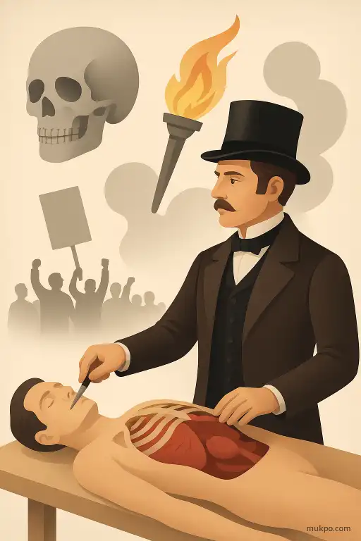 The Victorian surgeon whose public anatomy demonstration ignited a London street riot