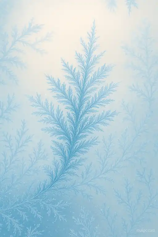 Why frost paints fractal patterns on cold windows